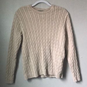 Cream sweater